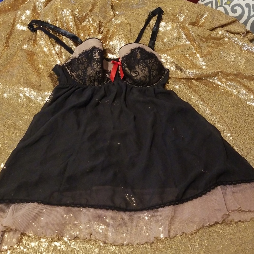 Cacique teddy with balconette wire bra. Size 14/16